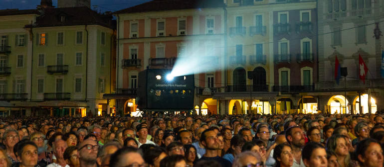 Locarno 77 - Piazza Grande - Proiettore