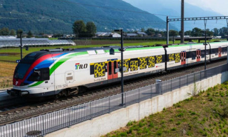 Locarno 77 - Treno TILO con la livrea del Film Festival