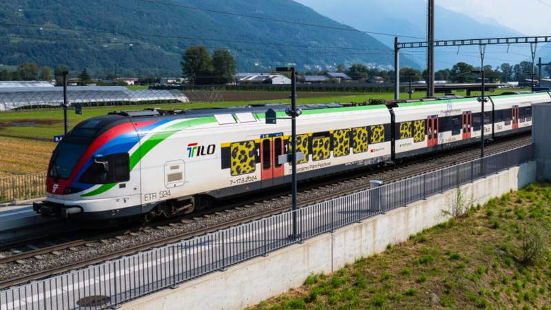 Locarno 77 - Treno TILO con la livrea del Film Festival