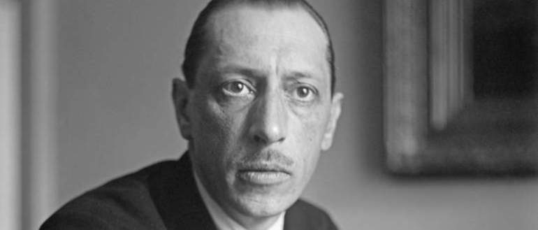 Igor Stravinsky in una fotografia dei primi anni '20 del Novecento