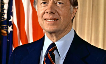 L'ex Presidente USA Jimmy Carter nell'immagine ufficiale del 1977