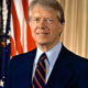 L'ex Presidente USA Jimmy Carter nell'immagine ufficiale del 1977