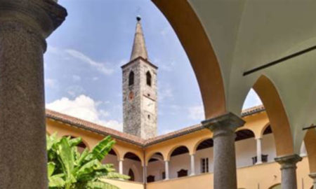 Collegio Papio di Ascona - Chiostro con campanile