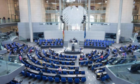 La sala plenaria del Bundestag tedesco